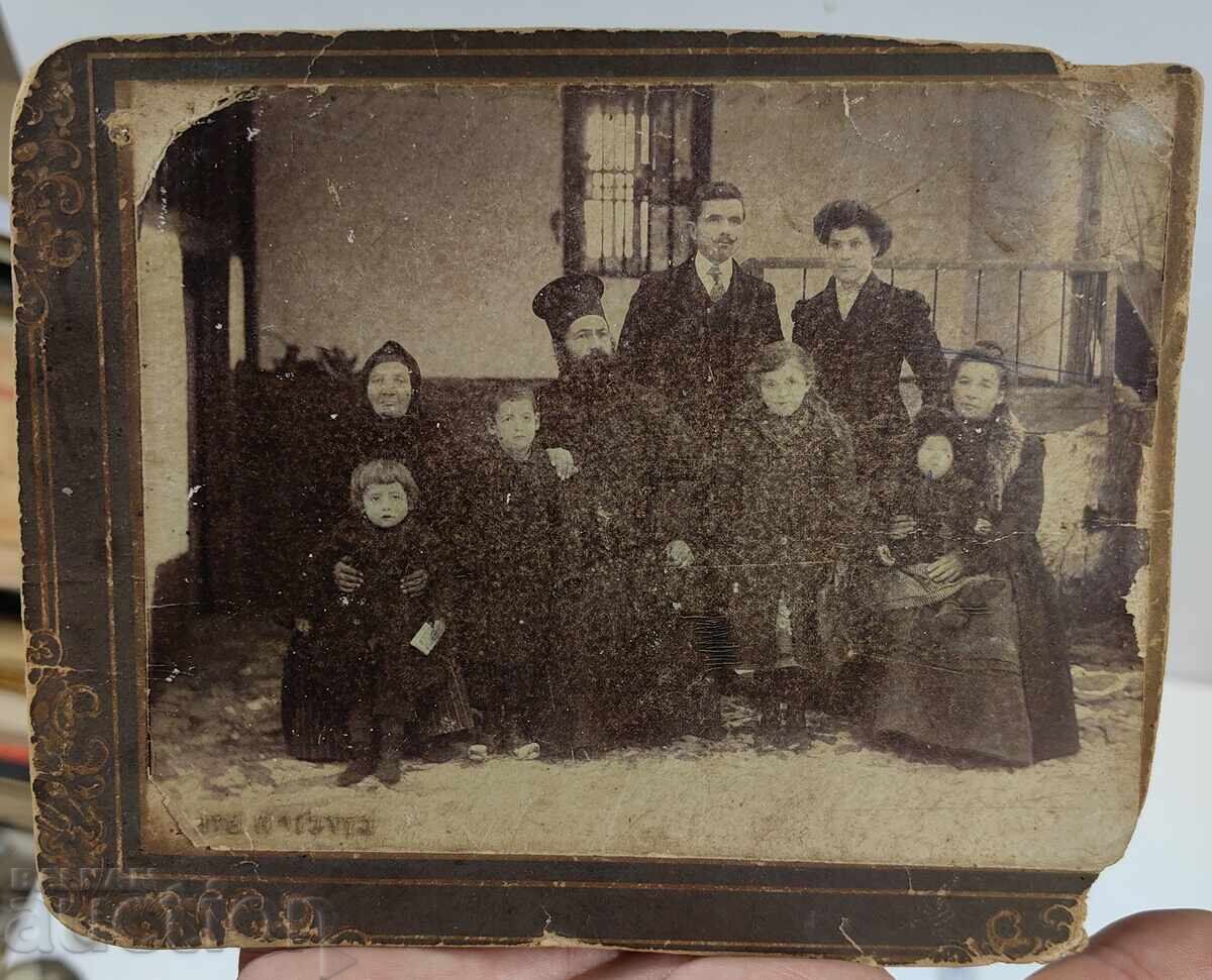 POP PRIEST OLD PHOTO CARDBOARD