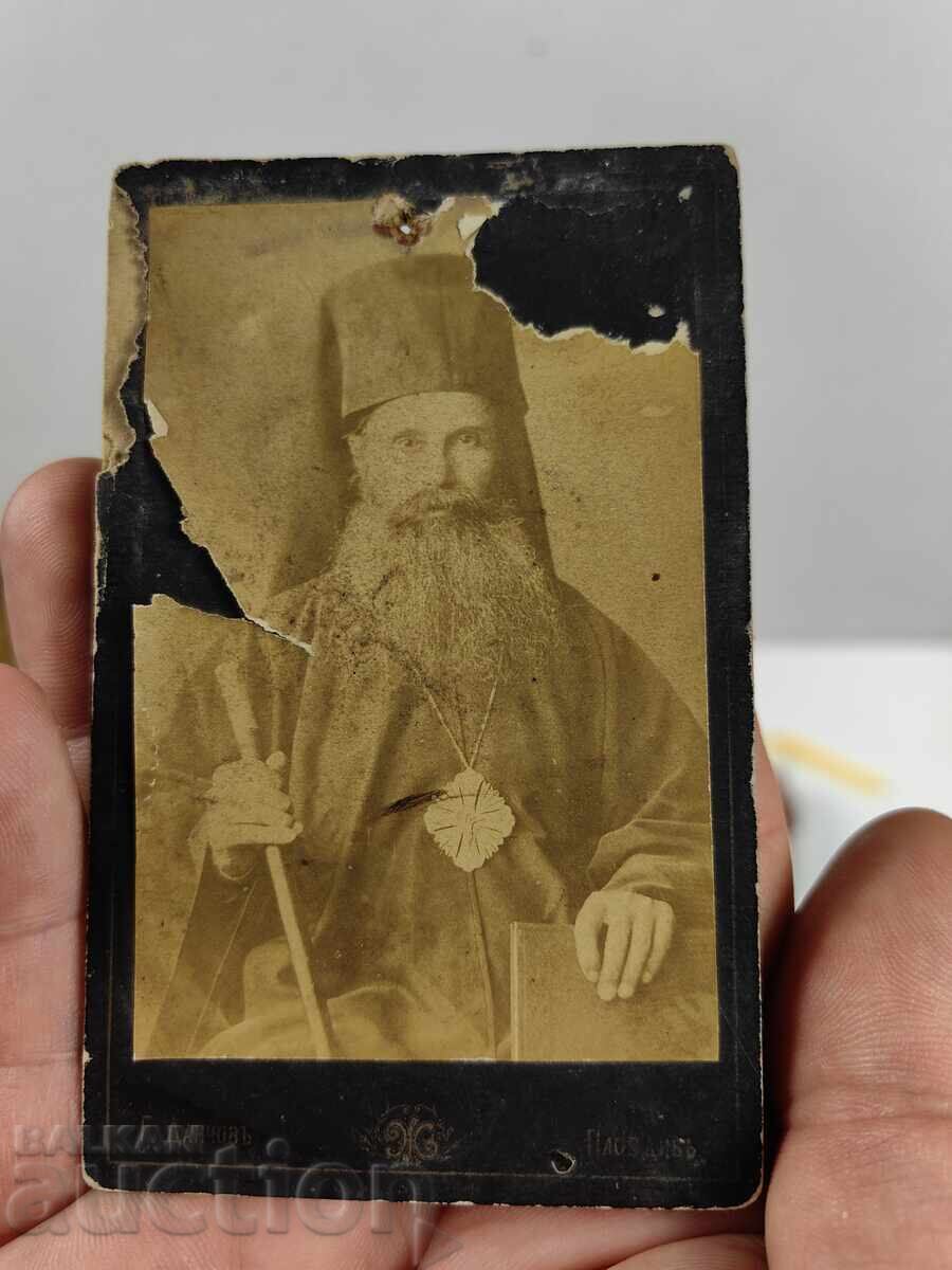 POP PRIEST OLD PHOTO CARDBOARD POP PRIEST OLD PHOTO CARDBOARD