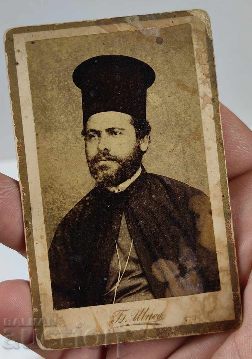 POP PRIEST OLD PHOTO CARDBOARD POP PRIEST OLD PHOTO CARDBOARD