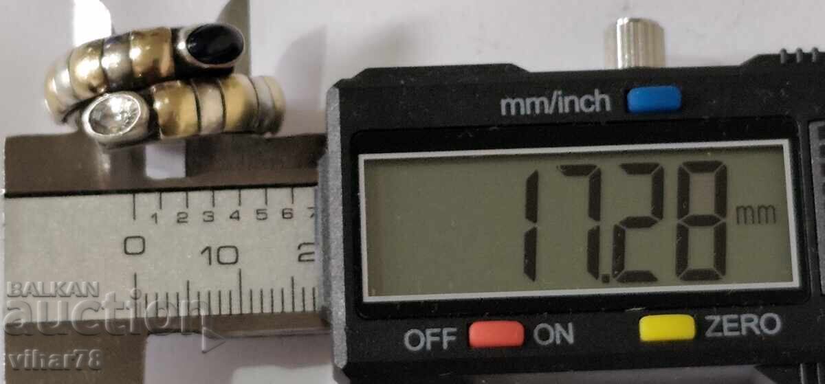 INELE DE ARGINT CU ELEMENTE DE AUR - 6