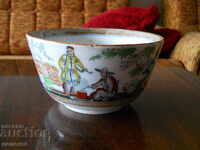 Bol de porțelan vechi pentru punch din secolul al XIX-lea - Anglia