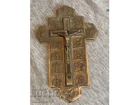 Old wall crucifix depicting the Stations of the Cross