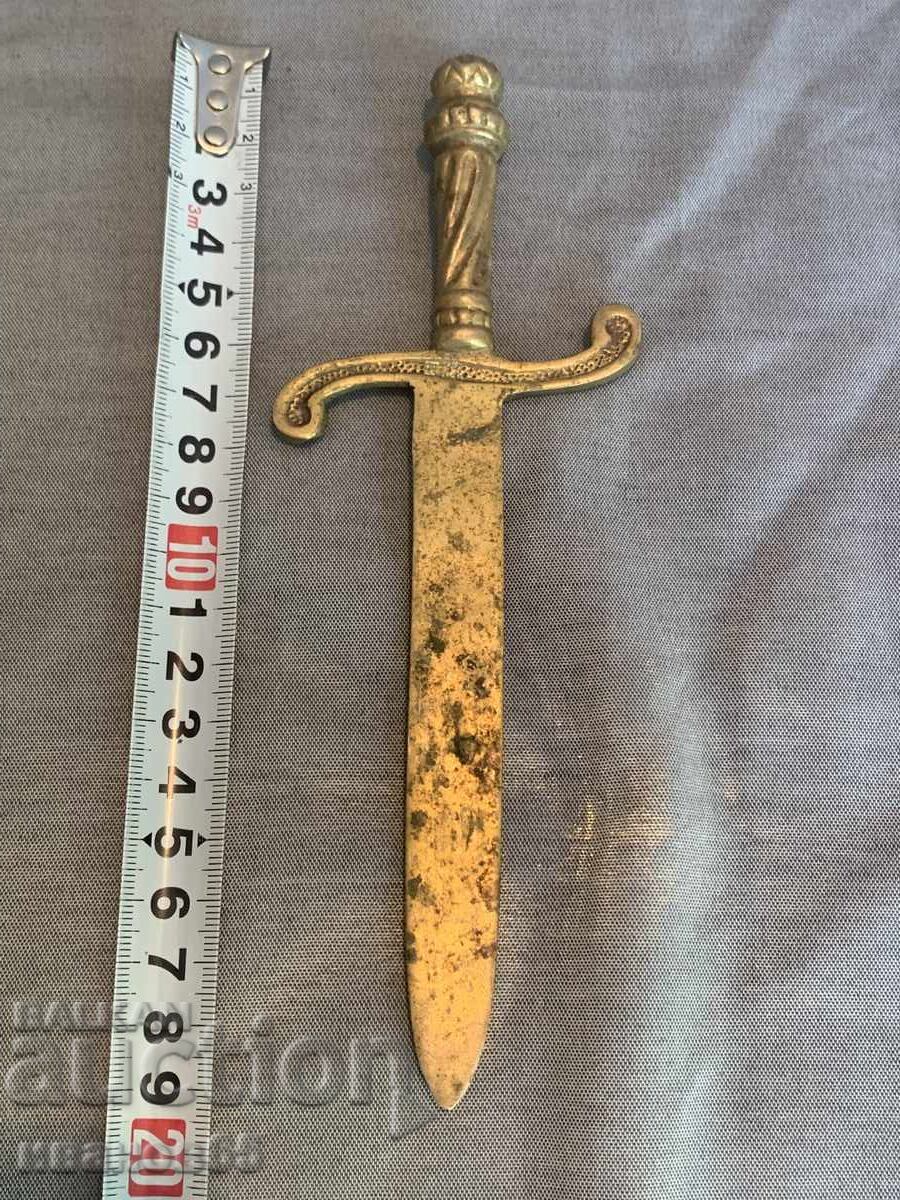 Delivery of Old bronze letter opener Delivery of Old bronze letter opener