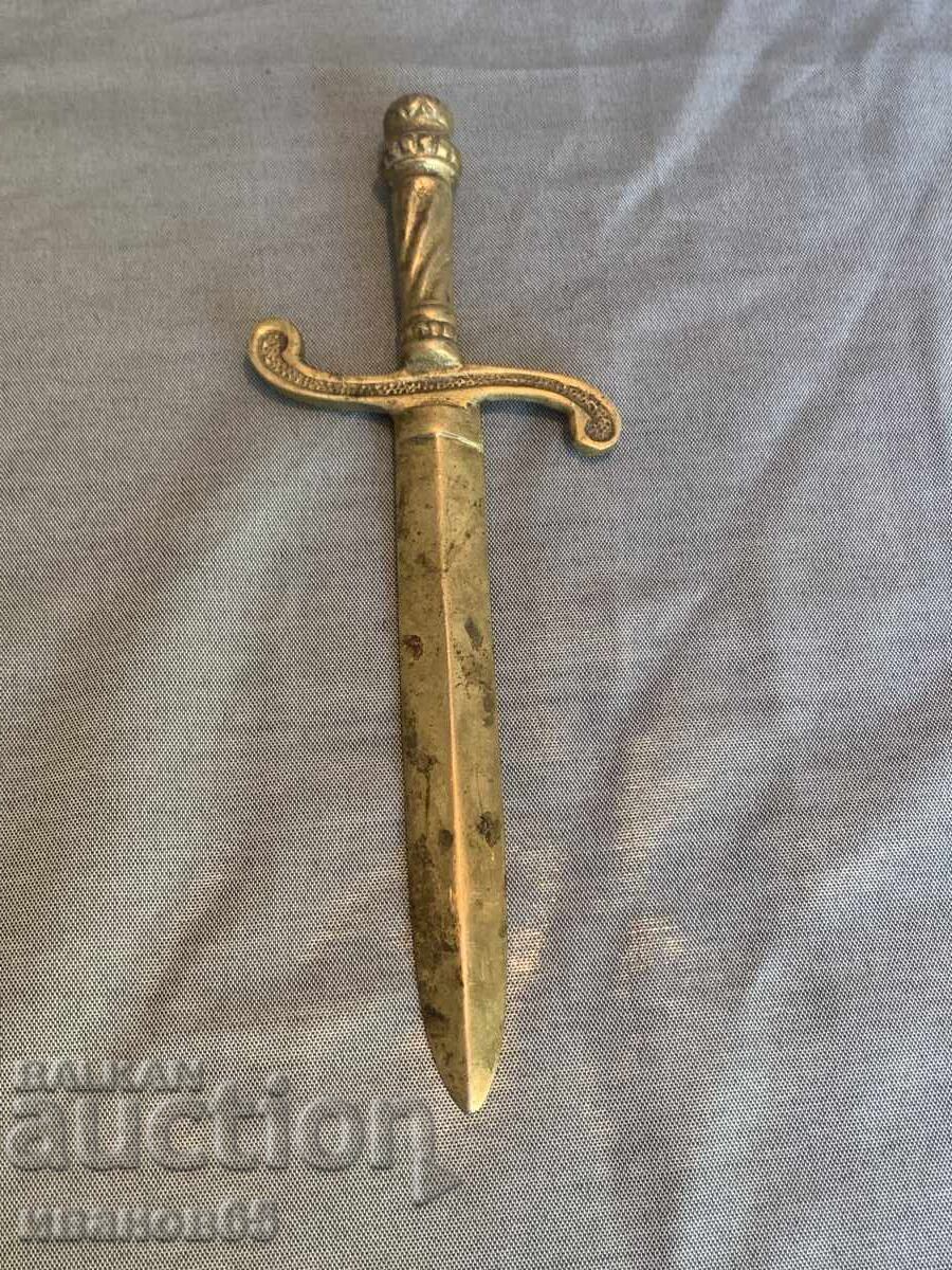Old bronze letter opener Old bronze letter opener