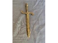 Old bronze letter opener