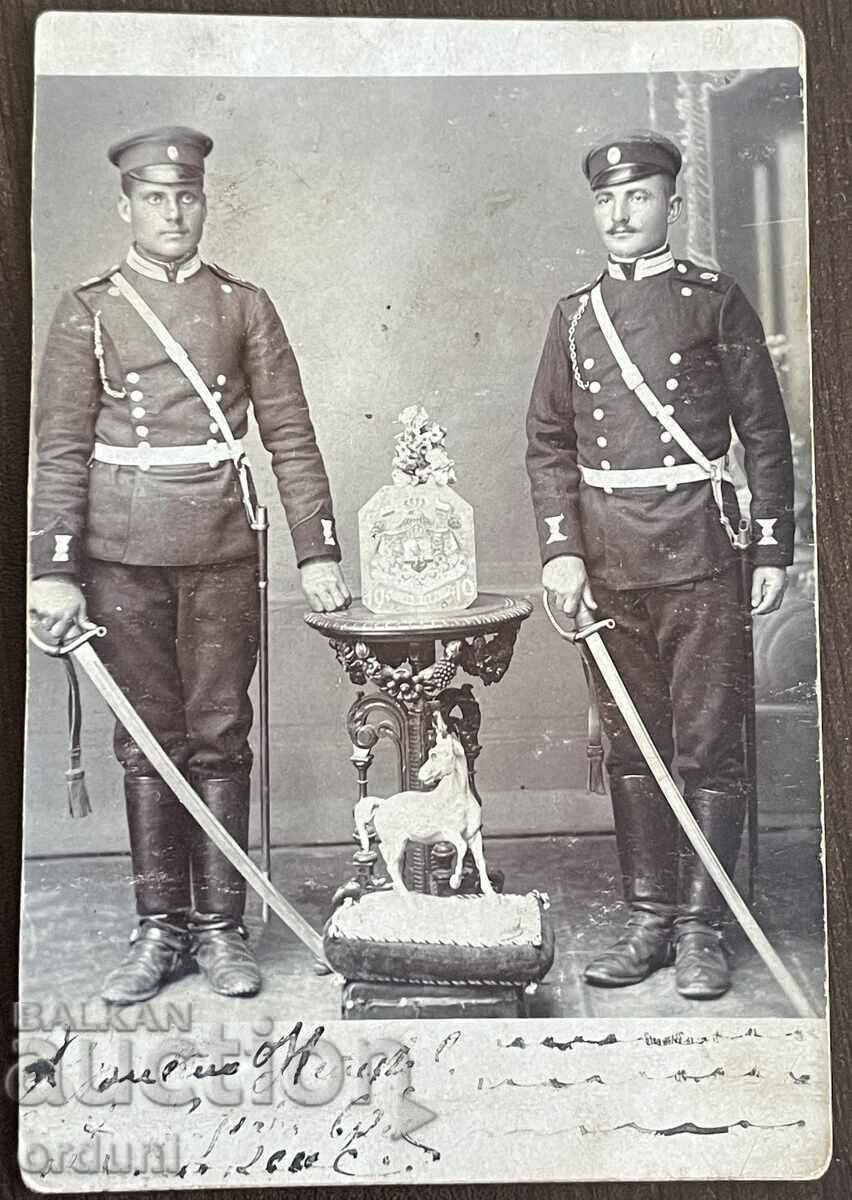 5194 Regatul Bulgariei doi călăreți cu săbii 1910 5194 Regatul Bulgariei doi călăreți cu săbii 1910