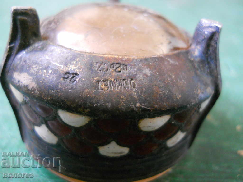 Auction  Vintage Silver-plated Russian Salt Cellar "Hommet"