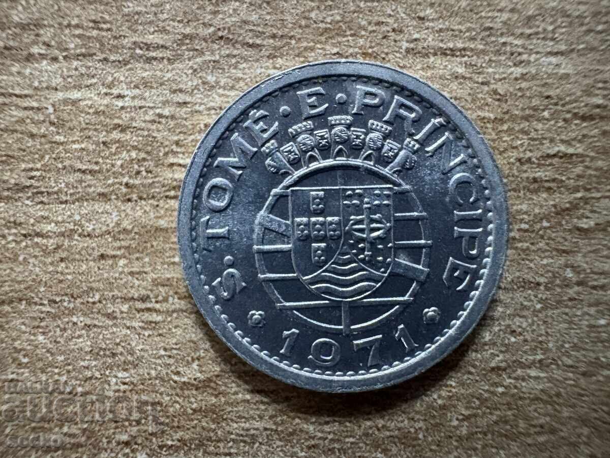 Сао Томе и Принсипи - 10 сентавос (1971) с цена 2.00 лв. | € 1.02 Сао Томе и Принсипи - 10 сентавос (1971) с цена 2.00 лв. | € 1.02