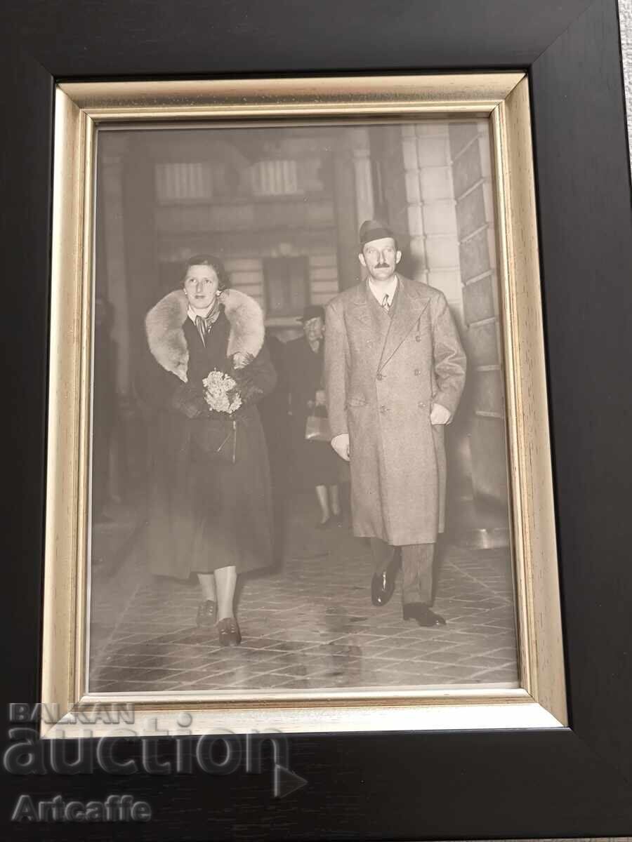 Original photograph - Tsar Boris III and Tsaritsa Ioanna 1937 with price 300.00 BGN | € 153.39 Original photograph - Tsar Boris III and Tsaritsa Ioanna 1937 with price 300.00 BGN | € 153.39