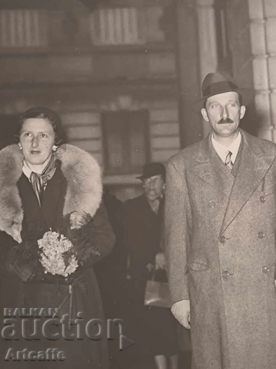 Original photograph - Tsar Boris III and Tsaritsa Ioanna - 6