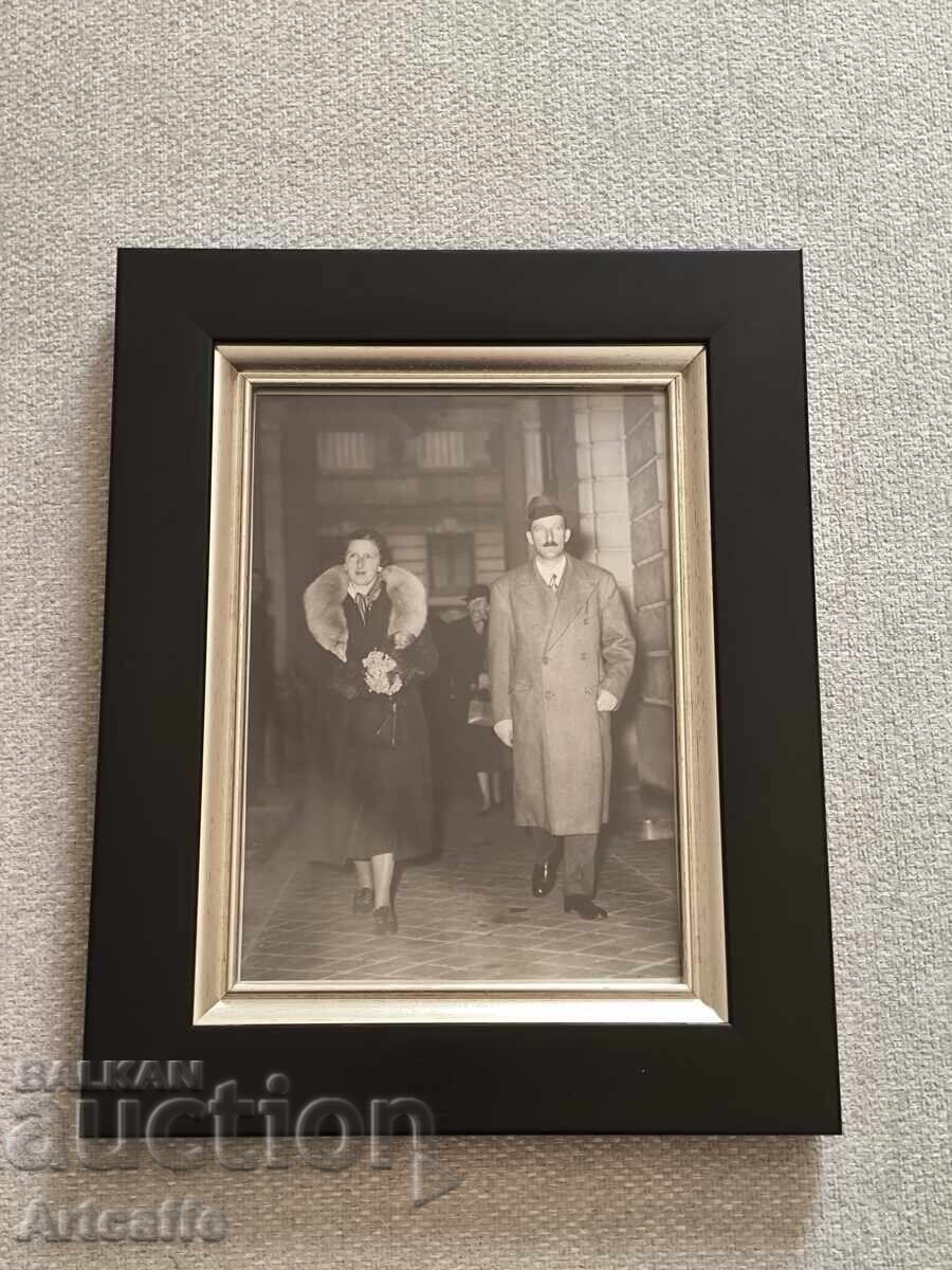Original photograph - Tsar Boris III and Tsaritsa Ioanna