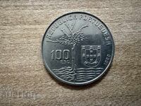Португалия - 100 ескудо (1990) - 100 г. от смъртта на ...