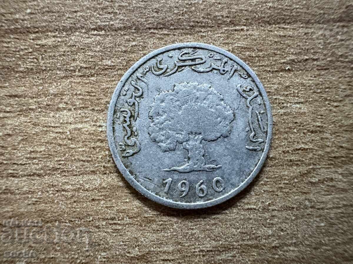 Τυνησία - 1 μιλιμ (1960) με τιμή 0.25 BGN | € 0.13