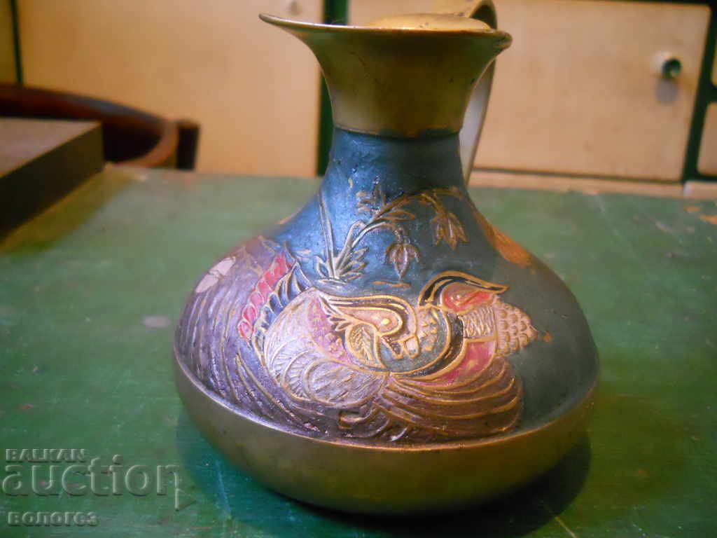 Old brass jug with cloisonné decoration - France with price € 17.90 | 35.01 BGN