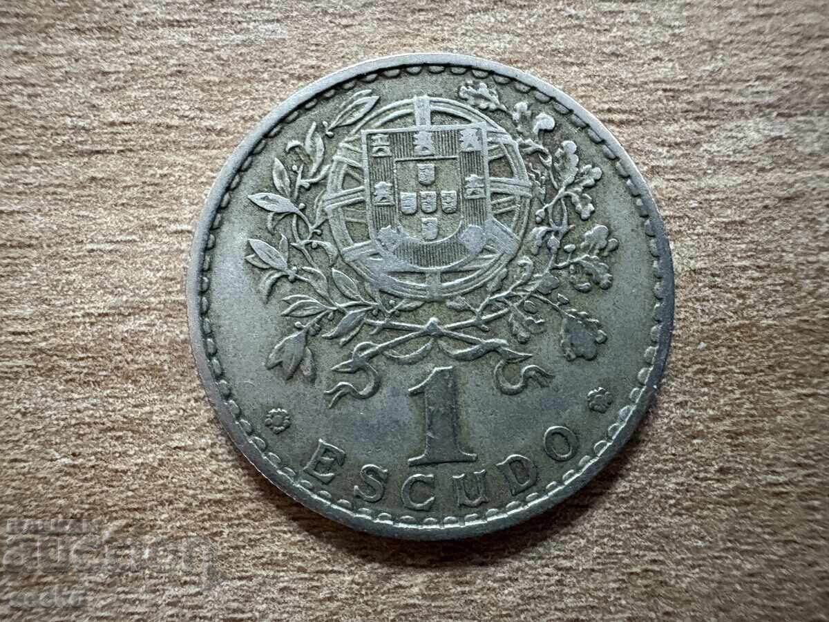 Португалия - 1 ескудо (1959) Португалия - 1 ескудо (1959)