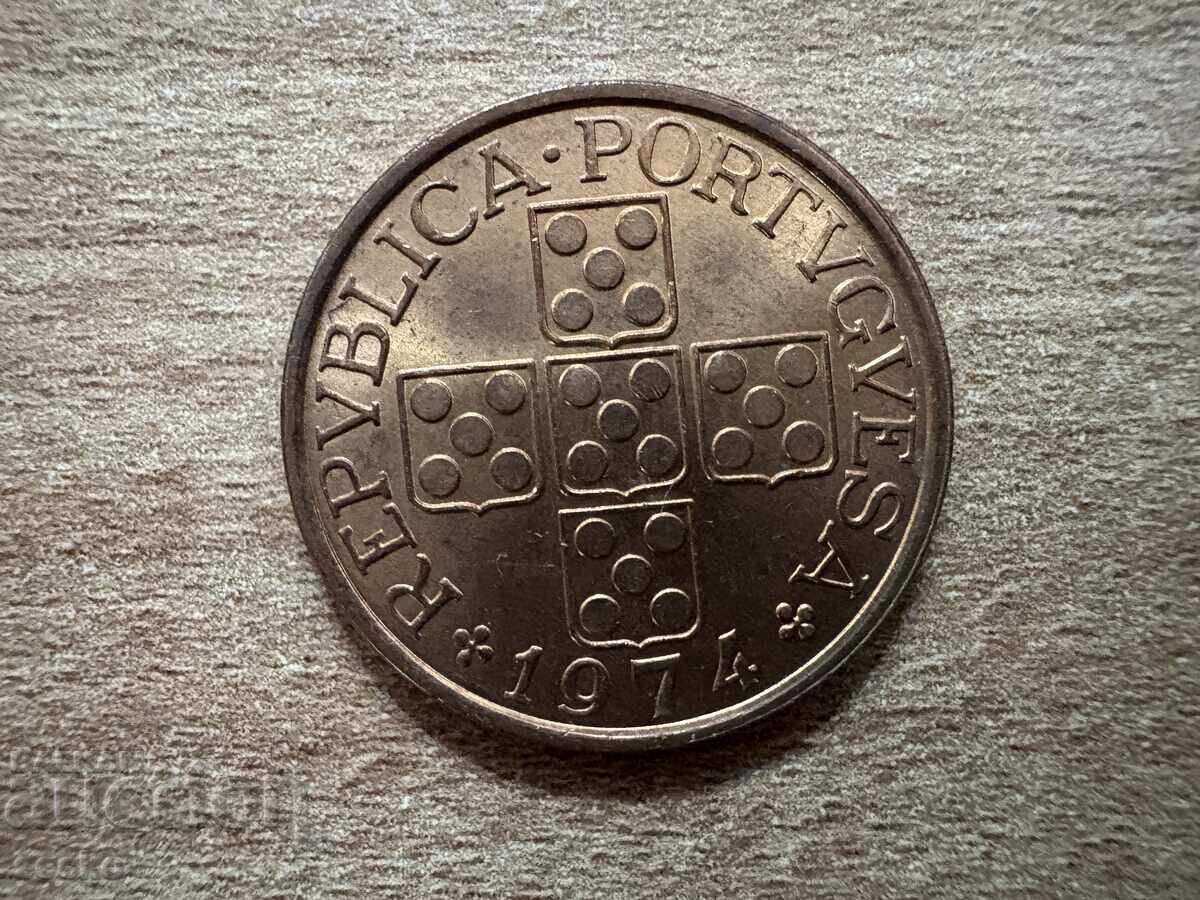 Portugalia - 1 escudo (1974) cu preț 0.30 BGN | € 0.15 Portugalia - 1 escudo (1974) cu preț 0.30 BGN | € 0.15