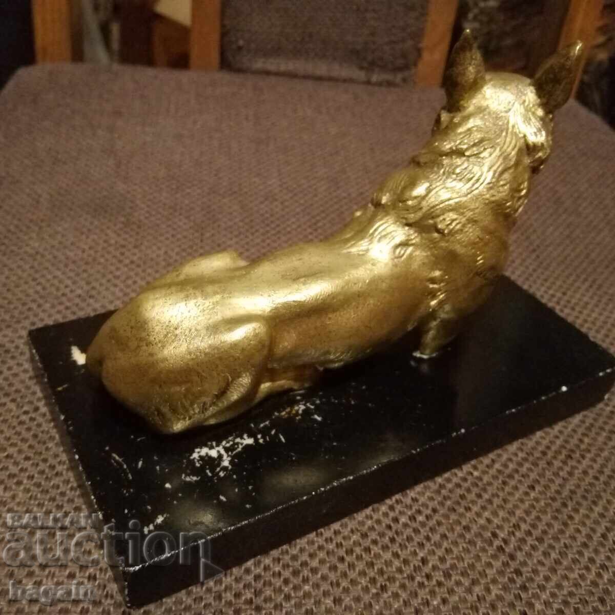 Licitație Statuie de bronz aurită Licitație Statuie de bronz aurită