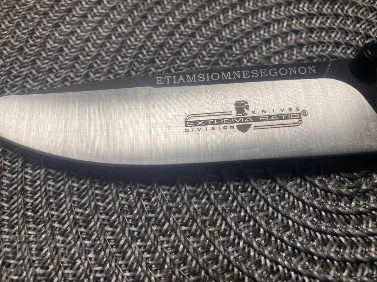 Tactical Folding Knife EDC, D2 Blade - G10 Handle; 118x228 - 6