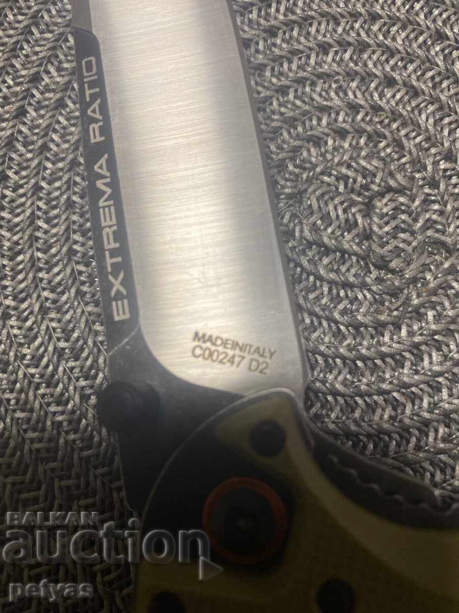 Tactical Folding Knife EDC, D2 Blade - G10 Handle; 118x228 - 7