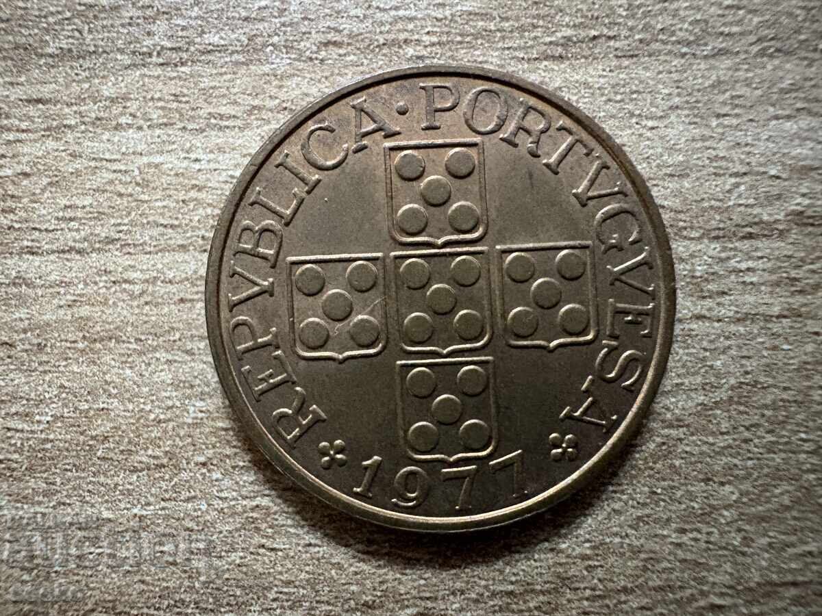 Португалия - 1 ескудо (1977) с цена 0.60 лв. | € 0.31 Португалия - 1 ескудо (1977) с цена 0.60 лв. | € 0.31