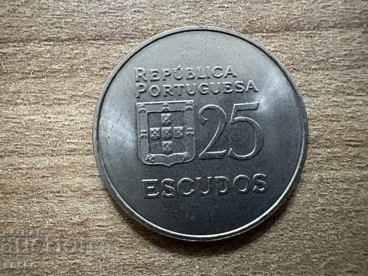 Португалия - 25 ескудо (1980)