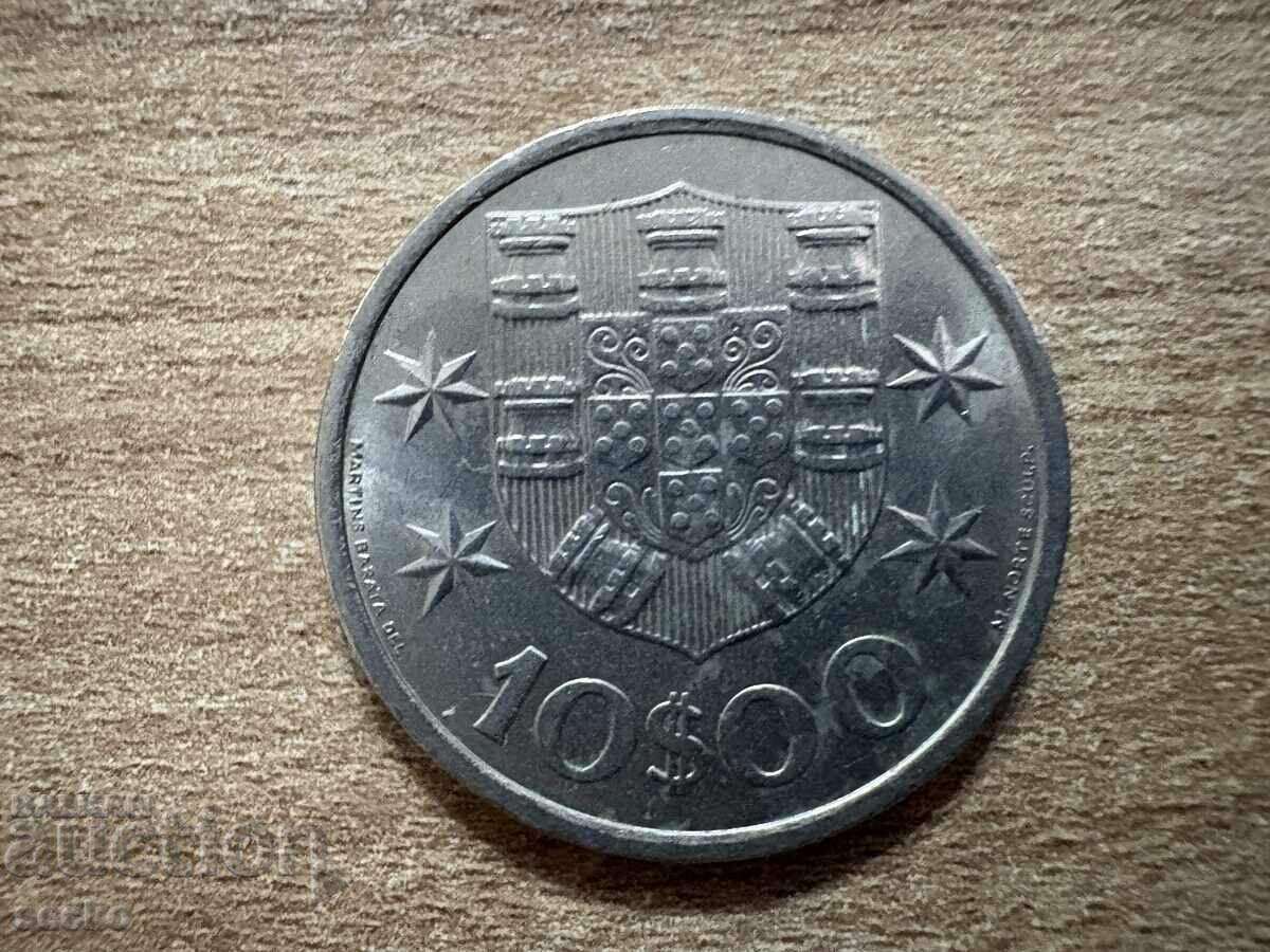 Portugal - 10 Escudos (1974)