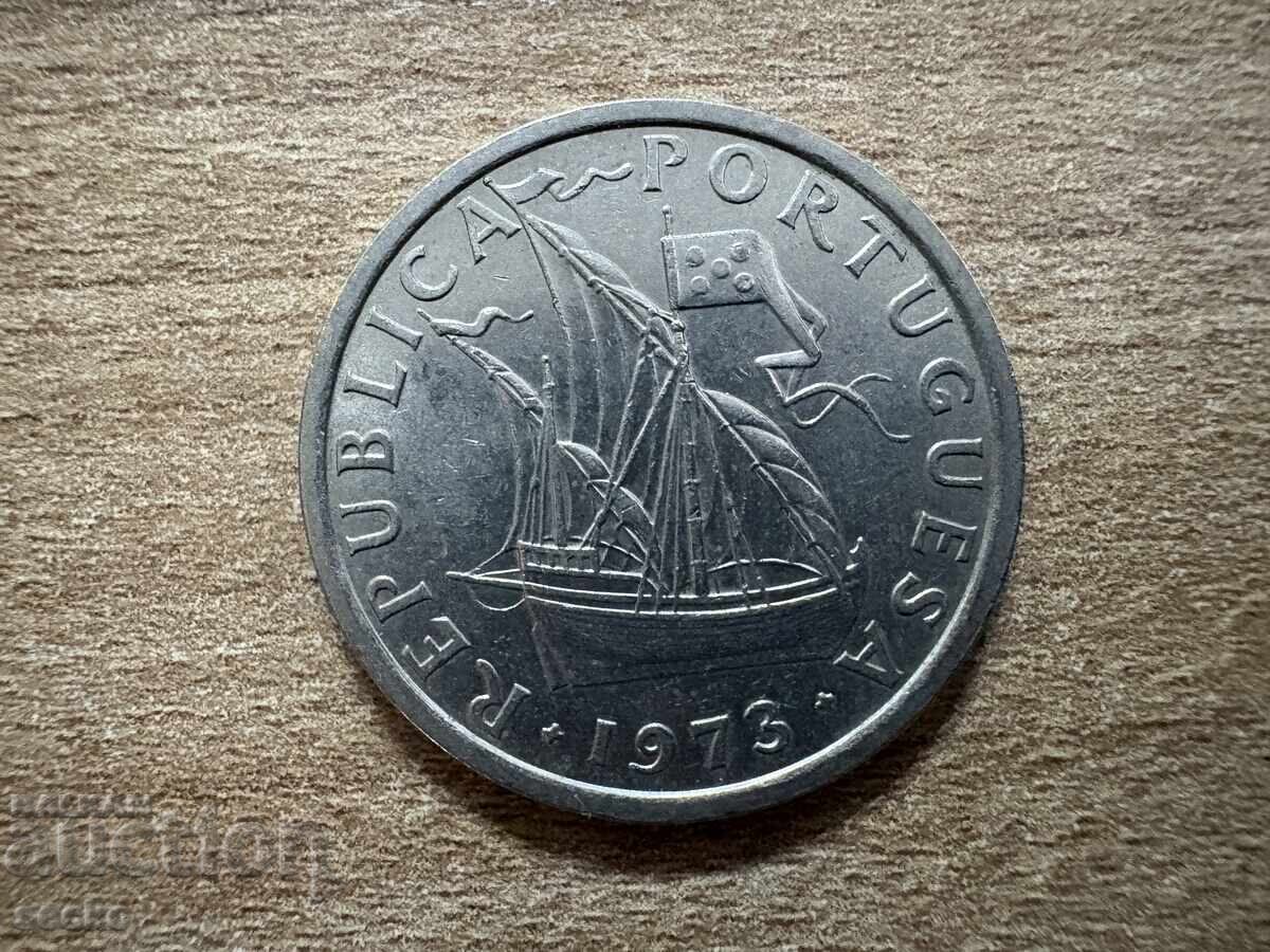 Portugalia - 10 escudos (1973) cu preț 0.75 BGN | € 0.38