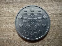 Portugalia - 10 escudos (1973)