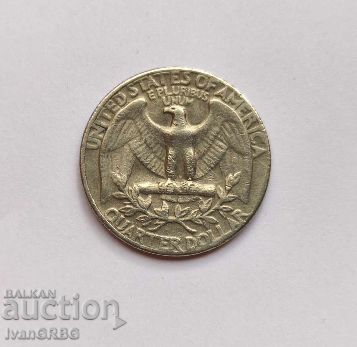 Δημοπρασία 1/4 ΔΟΛ. ΗΠΑ 25 λεπτά 1973 αμερικανικό νόμισμα quarter dollar ΗΠΑ