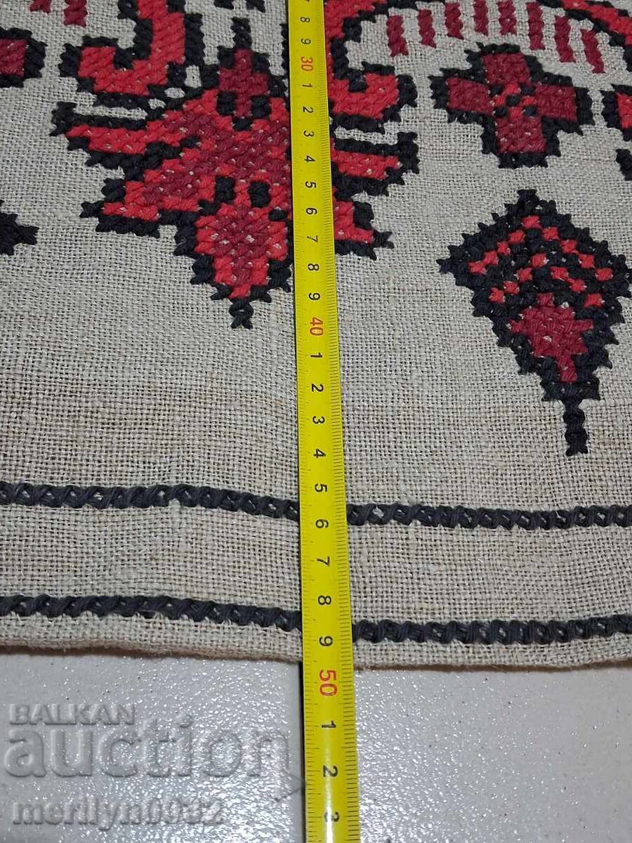 Old tapestry for wall embroidery panel, carpet picture - 5