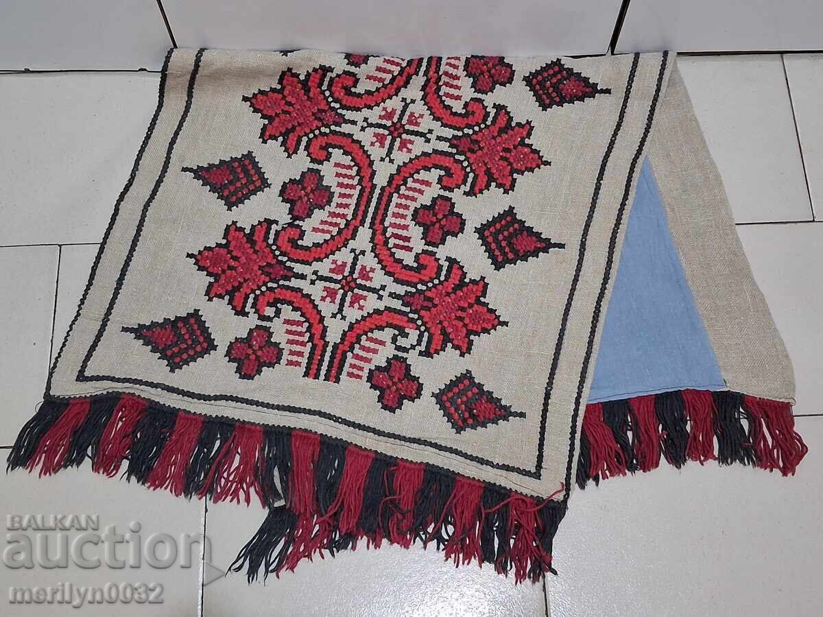 Old tapestry for wall embroidery panel, carpet picture - 6