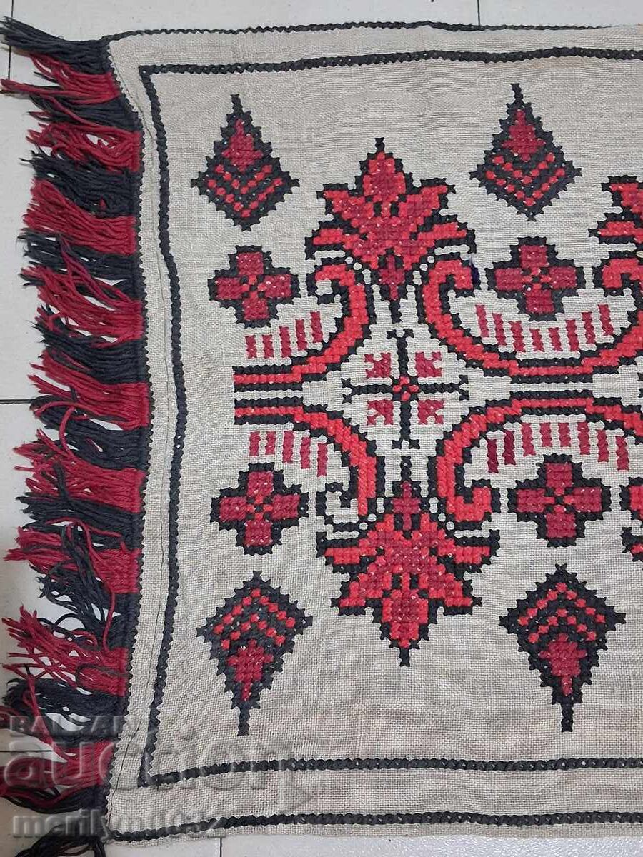 Old tapestry for wall embroidery panel, carpet picture - 7