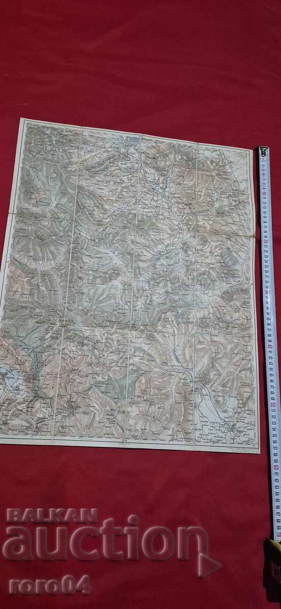 JANINA - OLD MILITARY MAP - WW I with price 135.00 BGN | € 69.02