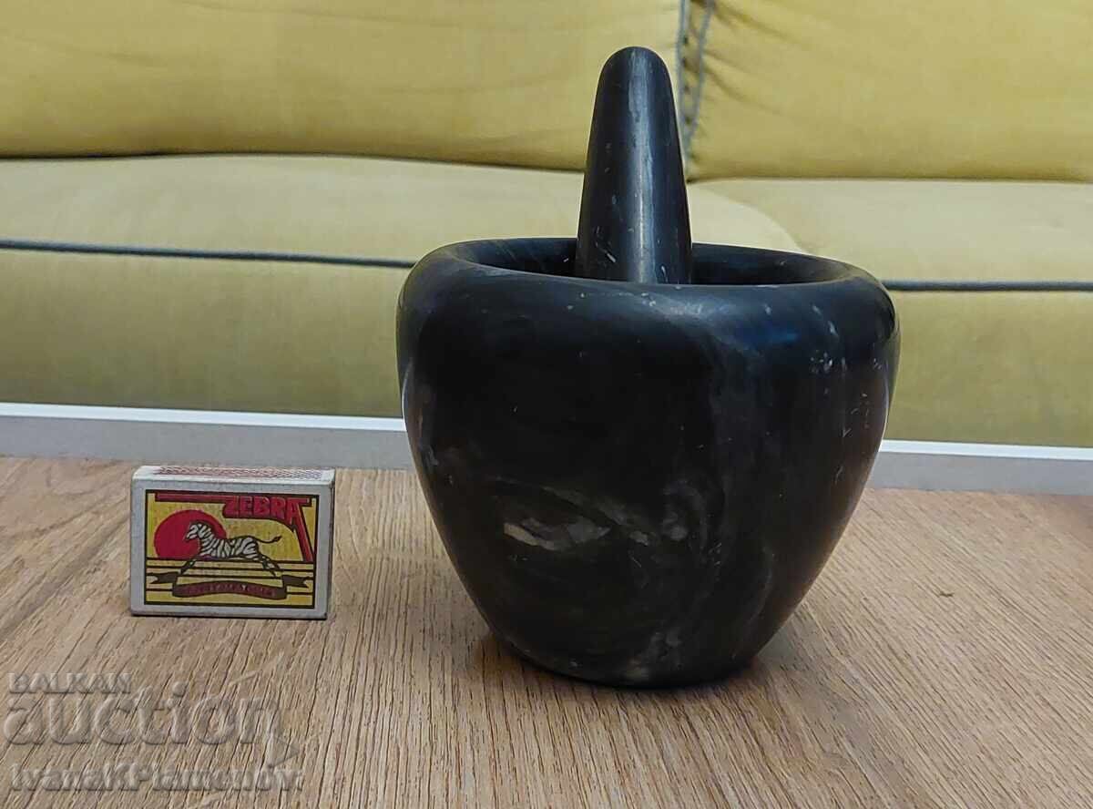 Marble mortar and pestle, excellent for connoisseurs - 6 Marble mortar and pestle, excellent for connoisseurs - 6