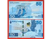 ZAMBIA 50 Kwacha issue - 2024 2025 NEW UNC