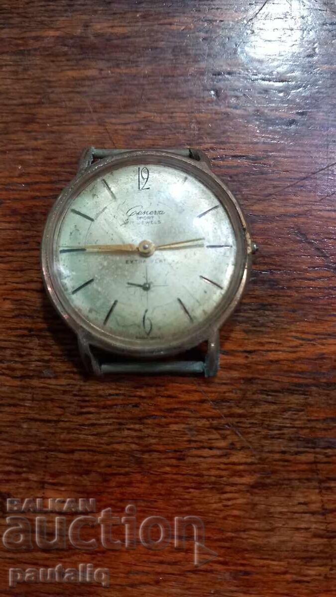 MEN'S WRISTWATCH GENEVA GENEVA GOLD PLATED with price 15.00 BGN | € 7.67