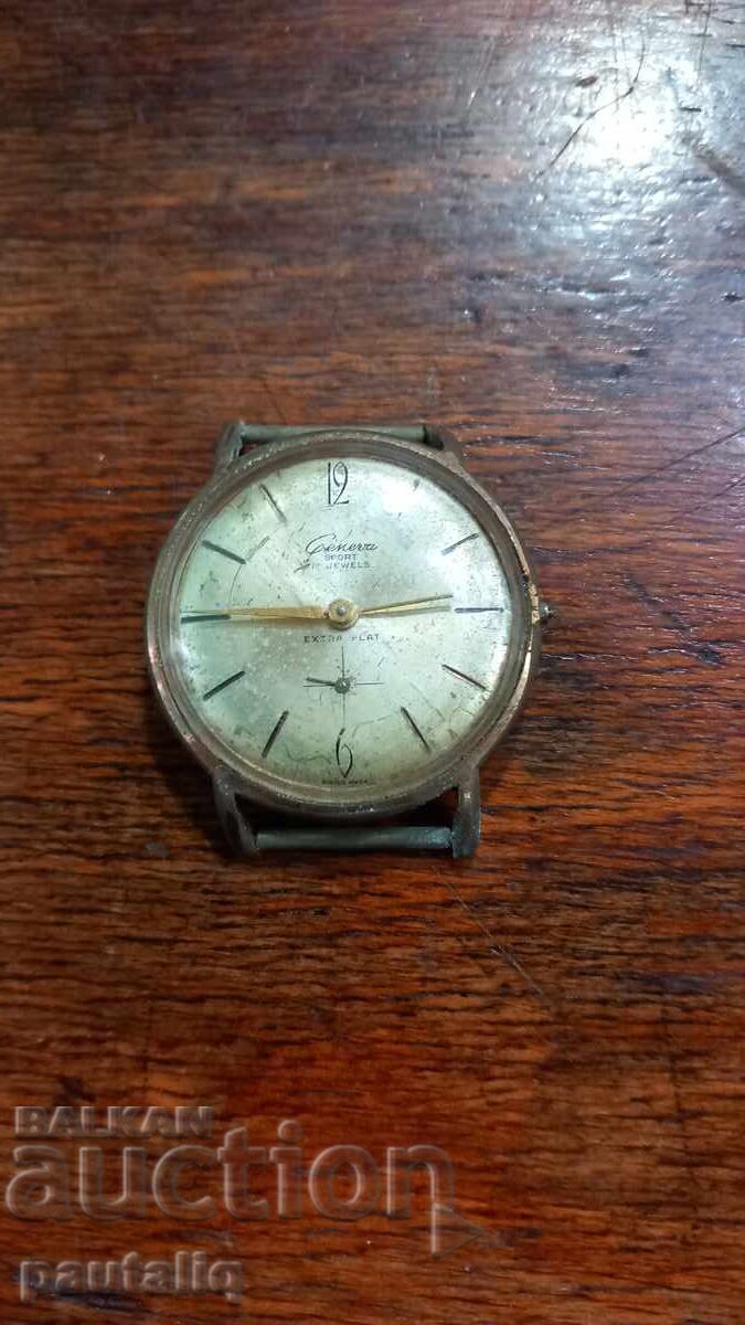 MEN'S WRISTWATCH GENEVA GENEVA GOLD PLATED