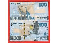 ZAMBIA 100 Kwacha issue - 2024 2025 NEW UNC