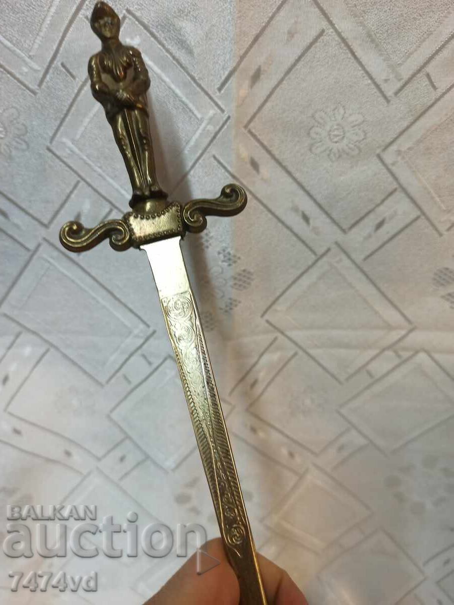 Auction  KAMA, Letter Opener with a Figure at the Top