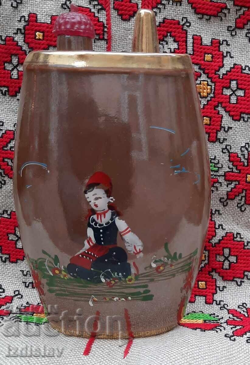 Porcelain flask from the Socialist era