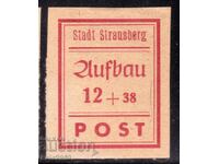 Germany 1946 Local Strausberg MLH Unperforated