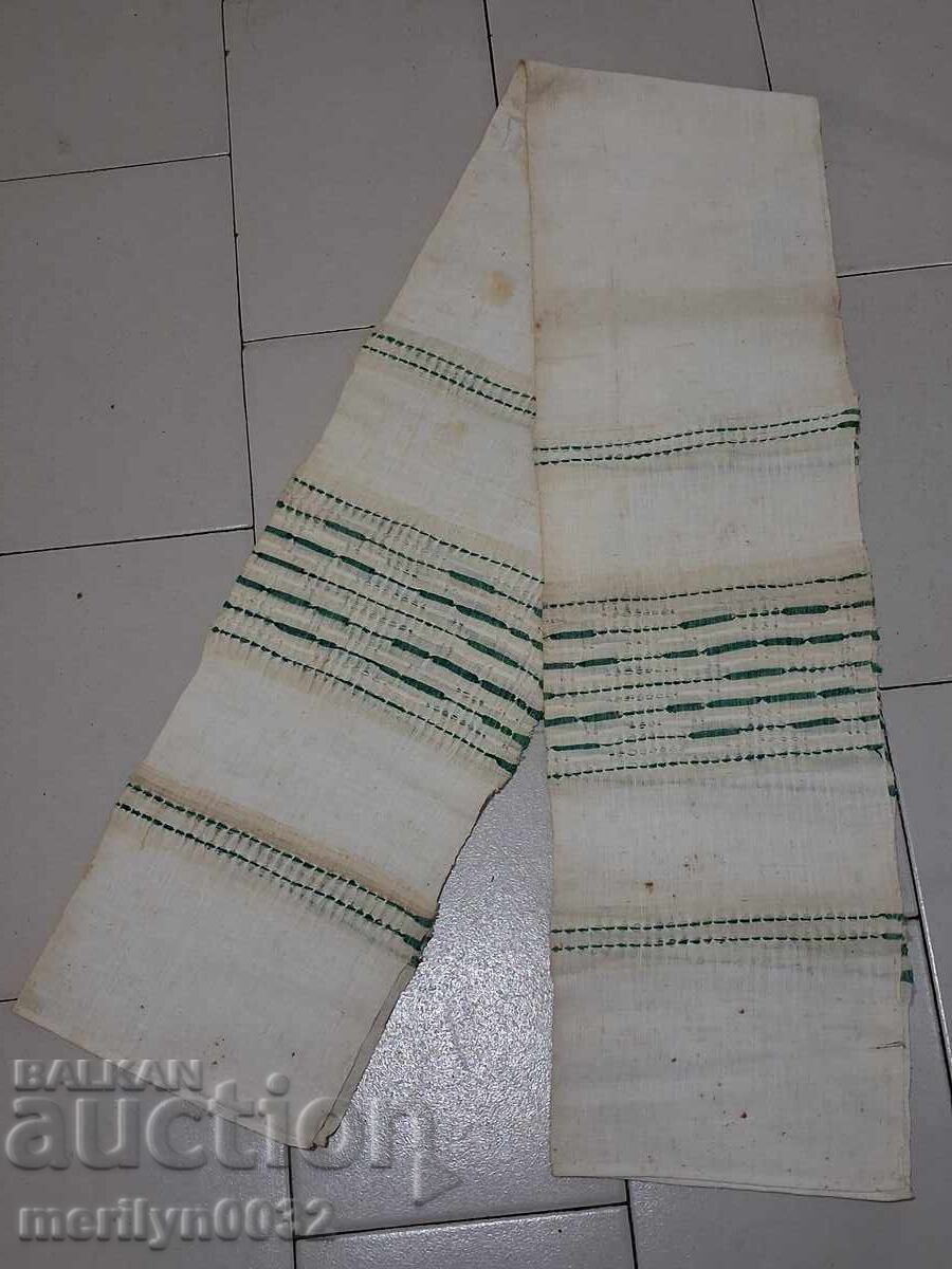 Licitație Dantela broderie Kennar din stofa tesuta manual veche