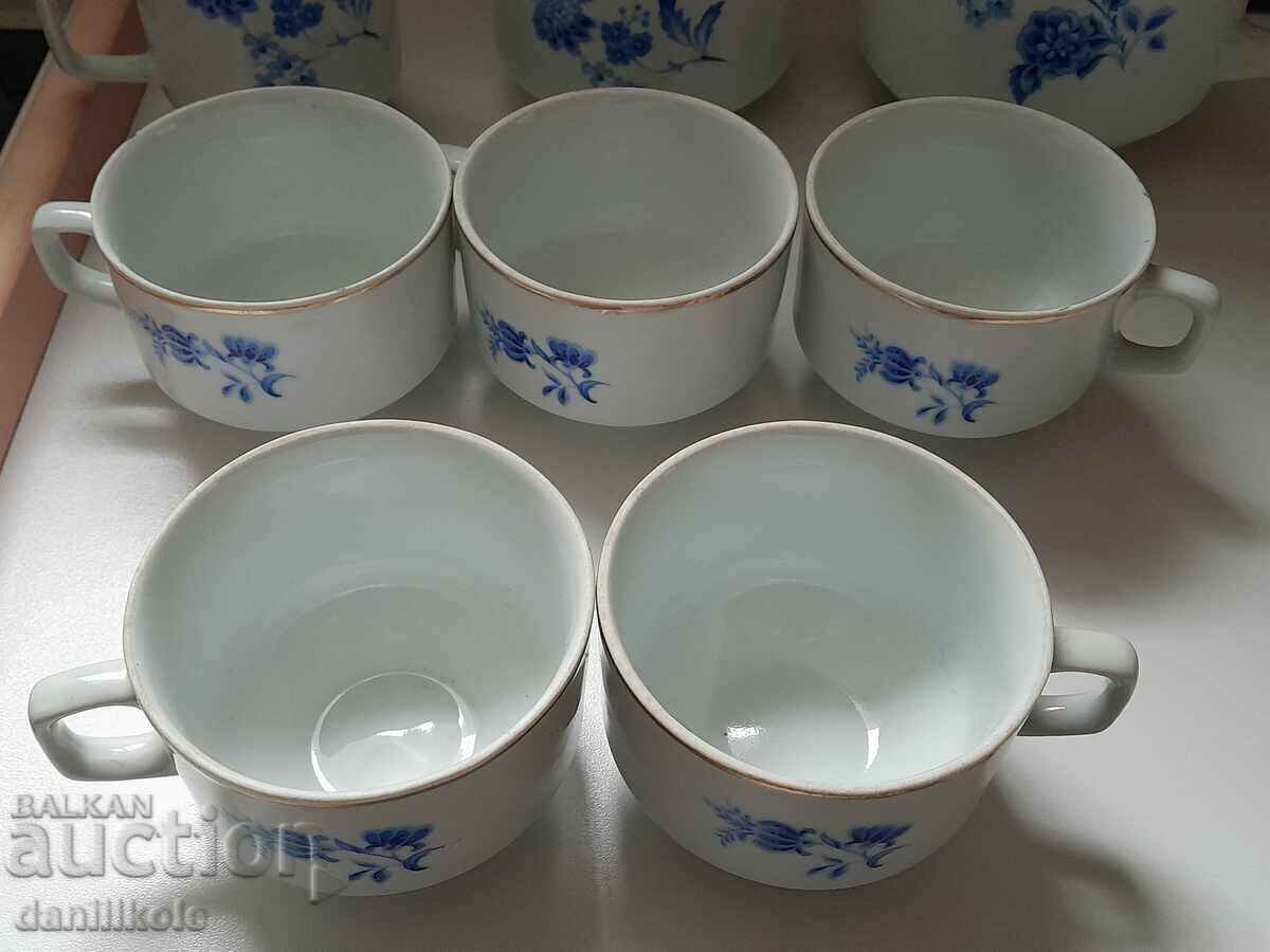 Δημοπρασία *$*Y*$* ΣΕΤ 10 ΤΕΜΑΧΙΩΝ ΠΟΡΣΕΛΑΝΗΣ ΓΙΑ ΤΣΑΪ ΚΑΦΕ ΧΕΙΡΟΠΟΙΗΤΟ *$*Y*$*