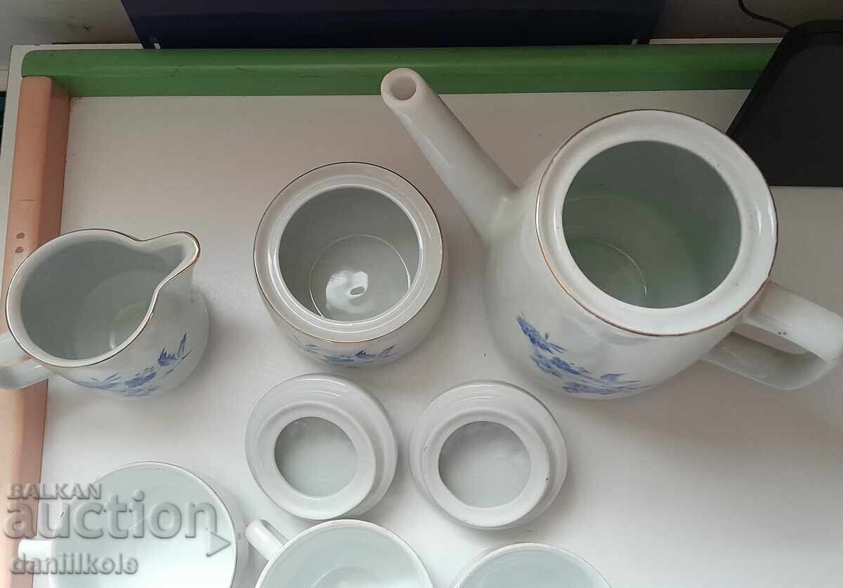 *$*Y*$* СТАР СЕТ 10 ЧАСТИ ПОРЦЕЛАН ЗА ЧАЙ КАФЕ КИТКА *$*Y*$* - 5