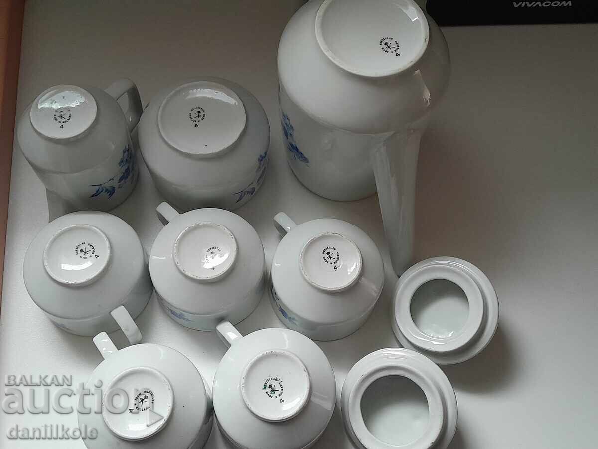 *$*Y*$* СТАР СЕТ 10 ЧАСТИ ПОРЦЕЛАН ЗА ЧАЙ КАФЕ КИТКА *$*Y*$* - 7