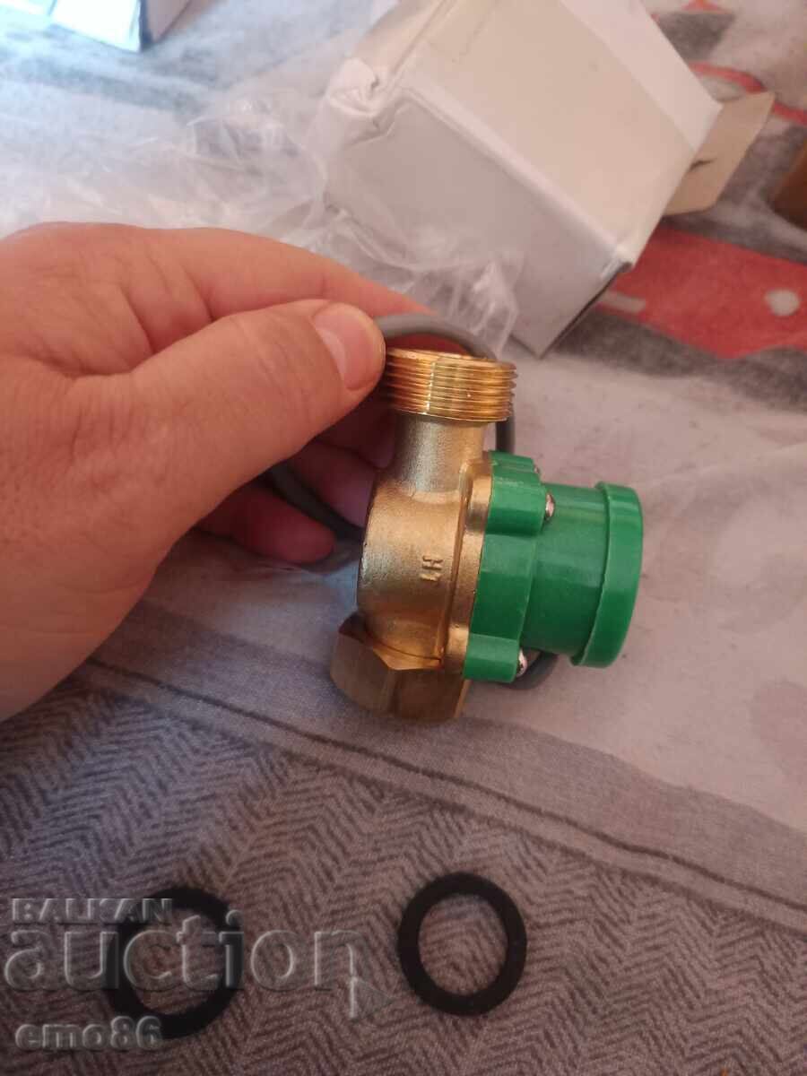 Electric water valve B.Z.C with price 3.00 BGN | € 1.53 Electric water valve B.Z.C with price 3.00 BGN | € 1.53