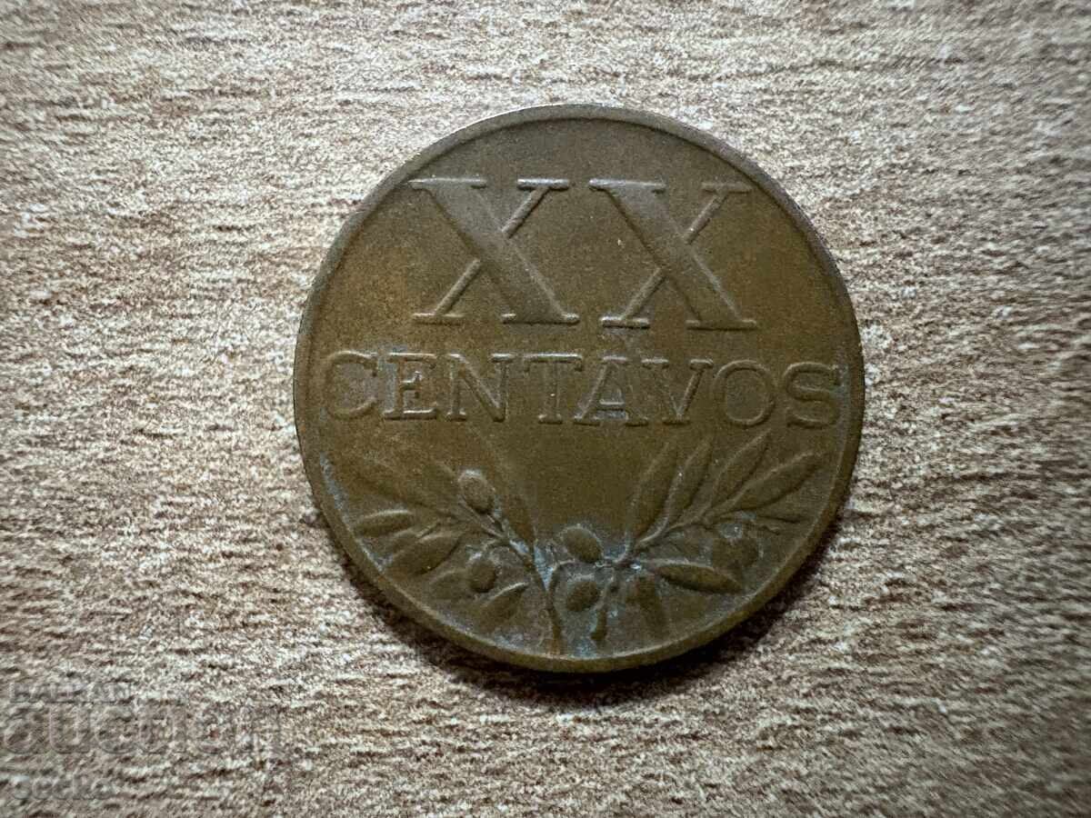Portugal - 20 Centavos (1960)