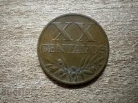 Πορτογαλία - 20 σεντάβος (1960)