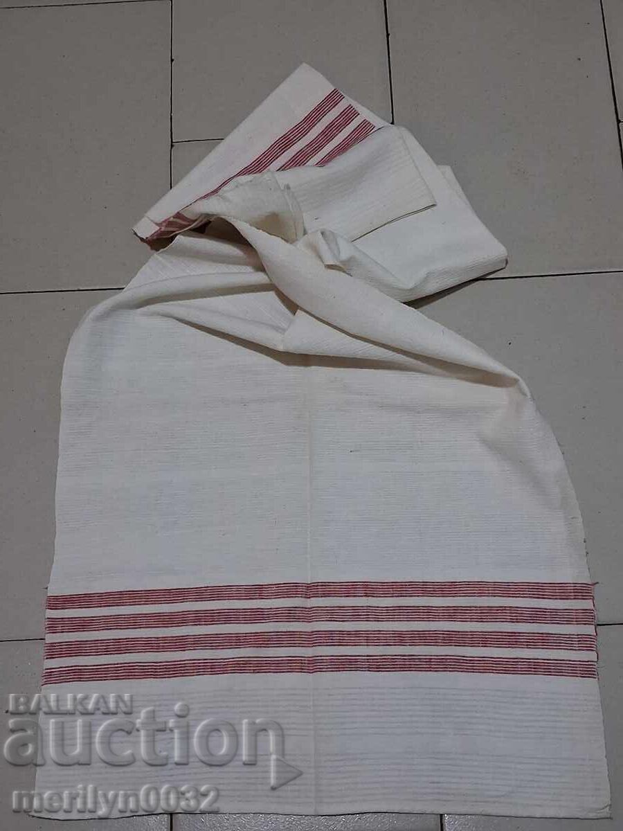 Old hand woven cloth kennar embroidery lace - 6