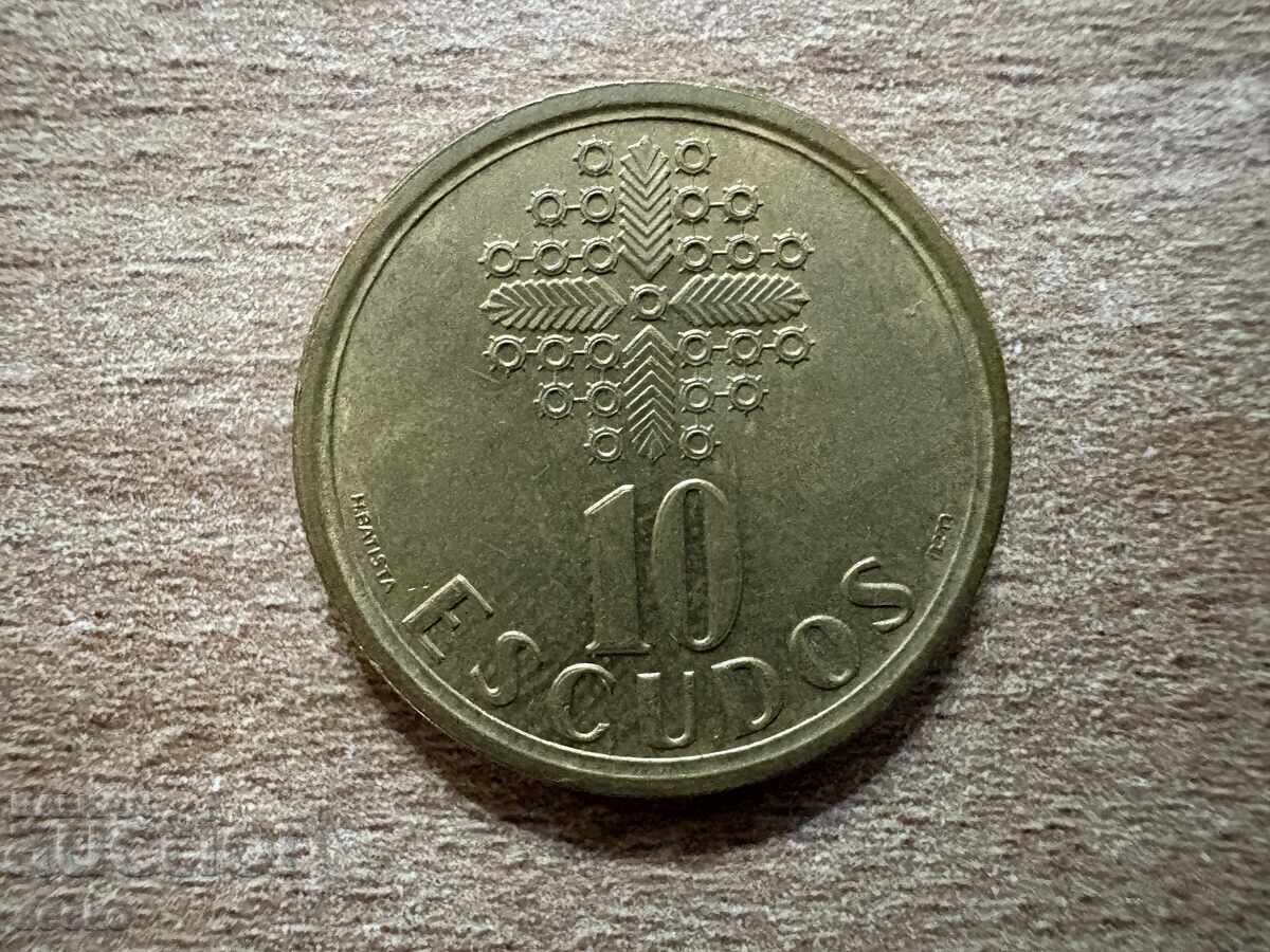 Португалия - 10 ескудо (1998)